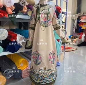 Lunaric-ropa de Hanfu hecha a mano para mujer, vestido tradicional <span class=keywords><strong>chino</strong></span> étnico para niña, vestido de Reina Cheongsam DE LA Dynasty TIA Qing - Product Image 5