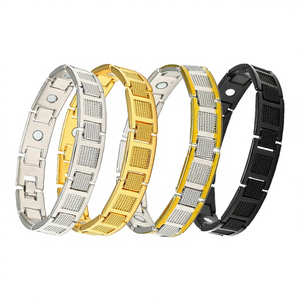 กำไล<span class=keywords><strong>ข้อ</strong></span><span class=keywords><strong>มือ</strong></span>แม่เหล็กหนังจระเข้<span class=keywords><strong>ลาย</strong></span>เกล็ดมังกรย้อนยุค ขายส่งจากยุโรปและอเมริกา - Product Image 1