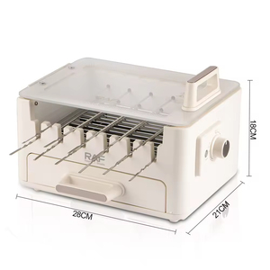 Brochetas Eléctricas de 800W, 11 Varillas, 360 °   Parrilla Giratoria con Calor Uniforme y Estructura Fácil de Limpiar para Barbacoa en Casa - Product Image 3