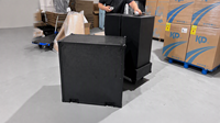 Caisson de basses passif de 12 pouces, subwoofer audio professionnel pour enceinte colonne, installation fixe sur scène