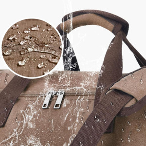 Bolsa de Viaje Extensible de Lona de 60L, Impermeable, para Fin de Semana, con Correa de Hombro Desmontable para Hombre - Product Image 5