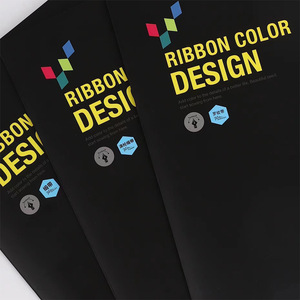 Polyester Satin Ribbon Color Card 196 Colors Solid Woven Ribbons For Clothing Packaging Materials - Product Image 4