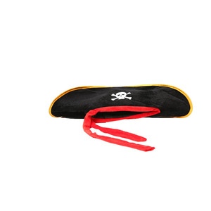 Accesorios de Disfraces para Halloween, <span class=keywords><strong>Sombrero</strong></span> de Capitán <span class=keywords><strong>Pirata</strong></span> del Caribe, Phnom Penh, con Correa Roja y Calavera - Product Image 2