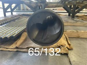 Machine de granulation à double vis pour le recyclage des déchets plastiques (films PP/PE) avec moteur et PLC pour le traitement des tuyaux - Product Image 6