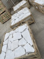 Carrelage en marbre blanc de qualité supérieure SHIHUI, pavé irrégulier, pour projets de construction en extérieur et en intérieur, pavage irrégulier en marbre
