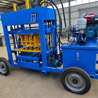 Machine à fabriquer des blocs de béton par vibration QTF4-28, machine à briques en ciment à bon prix