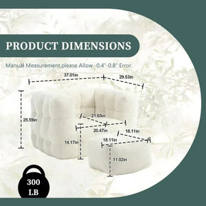 Online Wholesalers Velvet Upholstered Square <b>Pouf</b> Ottoman Contemporary Design Space Saving Bedroom Furniture Easy to Ship Store - Product Image 5