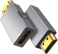 Adaptateur 4K/60Hz en alliage d'aluminium, convertisseur AC pour appareil photo, PC, ordinateur portable, carte graphique