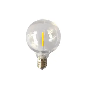 3V 5V 110V 220V E12 G40 LED גלוב הנורה מחוסמת פלסטיק מעטפת חם לבן אור הנורה עבור חיצוני מחרוזת אורות קישוט