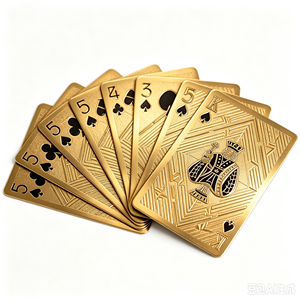 Cartes à jouer personnalisées <span class=keywords><strong>avec</strong></span> logo, vertes, lisses, colorées, durables, imperméables, jeux de cartes, jeux de société - Product Image 2