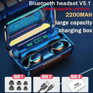 F9-5 Chơi Game Trong Tai Earbuds Mới Ban Đầu Không Thấm Nước 5.0 TWS Cho <span class=keywords><strong>Bluetooth</strong></span> Tai Nghe JL Chipset Hifi Stereo Không Dây Kỹ Thuật Số disp - Product Image 4