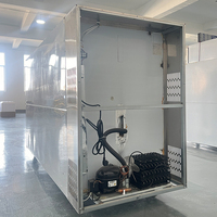 Réfrigérateur mortuaire européen à double porte Fuyono MR-AC-2 -18°C, sans givre, à refroidissement par air, écologique et durable, congélateur pour corps