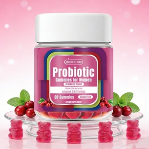 Probiotische Gummibärchen für Frauen Original Cranberry mit Präbiotika für Vaginale und Harnwegsgesundheit PH-Balance Zuckerfrei Bio - Product Image 1