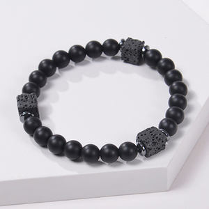 <span class=keywords><strong>Bracelet</strong></span> en pierre œil <span class=keywords><strong>de</strong></span> tigre naturel vintage, pierre volcanique cylindrique, diffuseur d'huile essentielle <span class=keywords><strong>de</strong></span> <span class=keywords><strong>lave</strong></span>, <span class=keywords><strong>bracelet</strong></span> pour hommes et femmes - Product Image 6