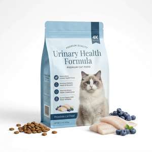 Alimento Liofilizado para Gatos Personalizado, Alto en Proteínas, Probiótico, Sin OMG, Sin Aditivos, Sin Granos, Bolsa de 20 kg, Marca Privada - Product Image 1