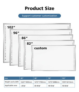 Multifunctional Smart Tableau <strong>Blanc</strong> Touch Screen Interactive Whiteboard All-In-One Electronic Digital Whiteboard for Conference - Product Image 2