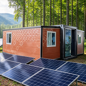 Casa Contenedor Expandible de 20 pies con Kit de Paneles Solares, Independiente de la Red, 2 Dormitorios, Prefabricada, Tipo Granny Flat, Oficina Modular para Jardín, Estudio - Product Image 3