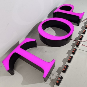 Lettres lumineuses publicitaires pour l'extérieur et l'intérieur, enseigne de devanture de magasin, lettres 3D en acrylique, logo personnalisé lumineux à LED pour entreprise - Product Image 4