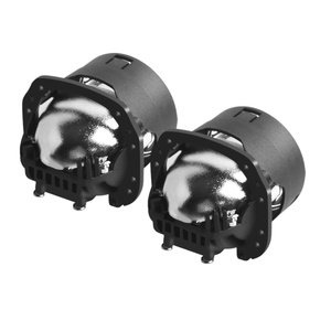 Sanvi Phares à lentille de projecteur LED S8S de 2,5 pouces, 43W/pièce, 6000K, de qualité supérieure, les plus courts, pour mise à niveau des feux de croisement et de route des véhicules - Product Image 1