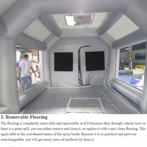 Tente de Garage gonflable portable en tissu Oxford, usine d'abri de voiture, tentes de peinture bon marché <span class=keywords><strong>pour</strong></span> cabine de pulvérisation de peinture - Product Image 3