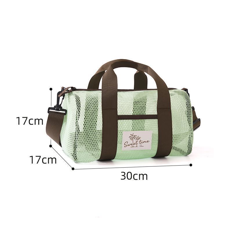 Green on one shoulder