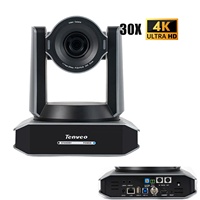Cámara PTZ Plus 30x 4K60fps NDI HX3 HDMI SDI RJ45 USB UHD para Transmisión en Vivo, Cámaras PTZ para Conferencias