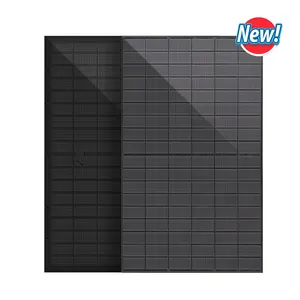 ODM|OEM 20GW Wholesale Solar Panel Topcon Bifacial Solar Panel Full Black Paneles Solares