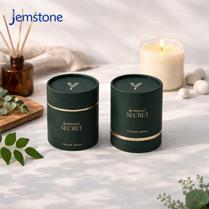 Boîte cylindrique en carton pour bougie en cire de soja biodégradable personnalisée, tube diffuseur d'arômes, emballage en tube de papier pour bougie - Product Image 6