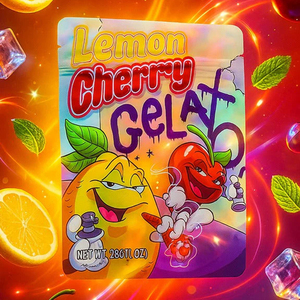 Custom Printed 3.5g Mylar <b>Bags</b> Soft Touch Plastic Zipper <b>Bag</b> for Pet Food Sugar & Jelly Special Shaped Die Cut Design - Product Image 3