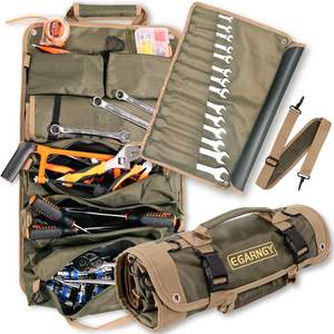 Échantillon gratuit de sacs à outils en tissu pour hommes, sac à outils robuste à enrouler, organisateur pour mécanicien, électricien, sac à outils - Product Image 5