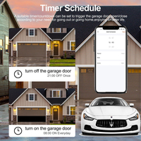 Interruptor Inalámbrico para Puerta de Garaje con Control por Voz y WiFi, Compatible con la Aplicación Tuya Smart Home, AC100-240V, de Amart Home Products