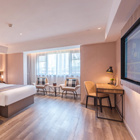 Offre Spéciale : Ensemble de Mobilier Complet Commercial Star, Lit Double Queen Size Personnalisé de Luxe, Ensemble de Mobilier de Chambre d'Hôtel Moderne en Bois