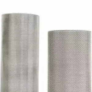 Food grade AISI SUS 304 316 316L 430 904L 150 120 180 220 micron screen stainless steel wire mesh