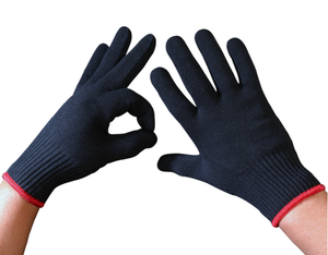 Gants professionnels personnalisés de protection des mains résistants à la chaleur <span class=keywords><strong>pour</strong></span> coiffeuse fer plat à friser et baguette à friser - Product Image 1