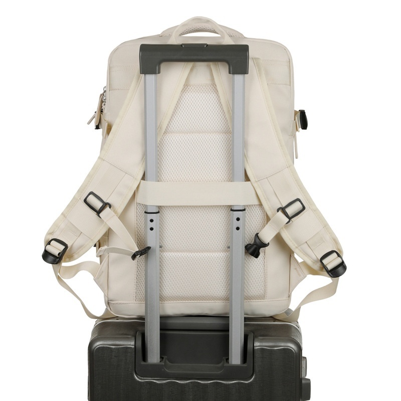 Unisex Expandable Laptop Business Backpack – High-Capacity Oxford Travel & Work Daypack - View 4