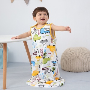 Baby Vest Sleeping Bag Autumn Winter Pure Cotton Sleeveless Unisex Anti-Kick Swaddling <strong>Clothes</strong> for Infants Toddlers - Product Image 2