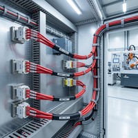 Hochleistungs-SC25 8-Pin Luftfahrtstecker-Verbindungskabel IP67 Wasserdicht mit Vergoldeten Pins 25mm für Outdoor-Industriegeräte