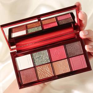 ظلال عيون جديدة بـ 8 ألوان عالية الجودة بعلامة تجارية خاصة، مخصصة بشعار خاص، مقاومة للماء، طويلة الأمد، نباتية وخالية من القسوة، بودرة لامعة - Product Image 3