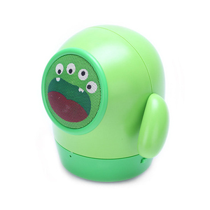 Jywt búp bê màu xanh lá cây dễ thương sáng tạo mini <span class=keywords><strong>Bluetooth</strong></span> Loa máy tính để bàn hoạt hình Quà Tặng Thẻ di động âm thanh nổi giáng sinh đầy màu sắc - Product Image 1