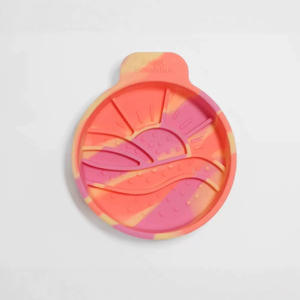 Yeni Sunshine Serisi Çevre Dostu Evcil Hayvan Silikon Yalama Kasesi Kaymaz Yavaş Besleyici 2'si 1 Arada Köpek ve Kedi Hızlı Yeme Önleyici Tasarım - Product Image 6