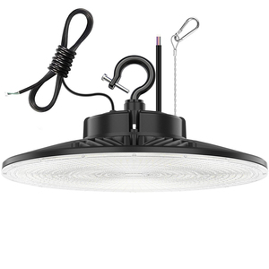Luminaires LED NGTlight, lampes haute baie, éclairage d'entrepôt, luminaire de plafond pour atelier industriel, 300W, CCT réglable, dimmable - Product Image 1