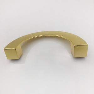 Poignée semi-circulaire Luye Hardware en alliage de zinc, entrecentres 96 mm, pour porte de placard - Product Image 1