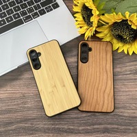 Casing Pelindung Ponsel Kayu Anti Guncangan Mewah untuk Samsung Galaxy S22 S23 S24 S25 S26 Plus ULTRA