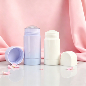 Empty Twist Up Deodorant Stick Container Custom Logo Refillable <b>Plastic</b> Antiperspirant <b>Tube</b> Perfume Balm Deodorant Packaging - Product Image 4