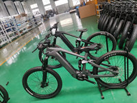 Vélo électrique à suspension intégrale Bafang M600 M620 Mid Drive M510 Ebike 250W 500W 1000W VTT électrique à cadre en carbone
