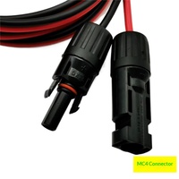 Câble de connexion pour panneau solaire à vente directe, alimentation portable extérieure (interface MC4) vers connecteur aviation GX16-3P