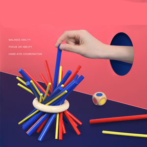 Gioco di Equilibrio Montessori per Bambini con Bastoncini Colorati, Set di Bastoncini in Legno per Attività e <span class=keywords><strong>Giochi</strong></span> Educativi - Product Image 6