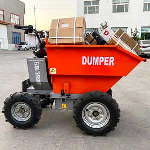 500kg Tải điện mini Dumper Pin điện xe cút kít 4 bánh xe mini Dumper - Product Image 3
