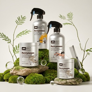 Botella de Aluminio Ecológica para Spray Desinfectante para Mascotas, Productos Portátiles para el Cuidado de Mascotas y Espuma Limpiadora de Patas - Product Image 1