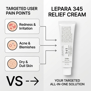 Crème hydratante coréenne pour soins de la peau en marque blanche, 345+cream <span class=keywords><strong>Creme</strong></span> Crema <span class=keywords><strong>Original</strong></span> Unidad Relife DR Face 345, Ensemble de crèmes apaisantes pour Althea - Product Image 6